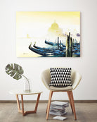 Les bleus attachements by Roland Palmaerts on GIANT ART - blue sea scene