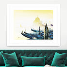 Les bleus attachements by Roland Palmaerts on GIANT ART - blue sea scene