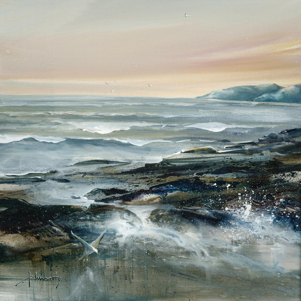Flaux Flottant by Roland Palmaerts on GIANT ART - grey sea scene