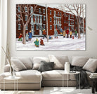Il parait que l'hiver sera long by Nicole Laporte on GIANT ART - brown winter scenes