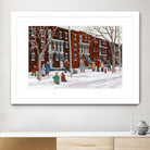 Il parait que l'hiver sera long by Nicole Laporte on GIANT ART - brown winter scenes