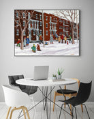 Il parait que l'hiver sera long by Nicole Laporte on GIANT ART - brown winter scenes
