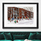 Il parait que l'hiver sera long by Nicole Laporte on GIANT ART - brown winter scenes