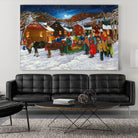 On prend un taxi by Nicole Laporte on GIANT ART - brown winter scenes