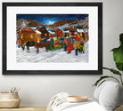 On prend un taxi by Nicole Laporte on GIANT ART - brown winter scenes