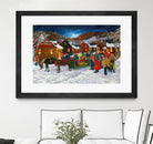 On prend un taxi by Nicole Laporte on GIANT ART - brown winter scenes