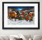 On prend un taxi by Nicole Laporte on GIANT ART - brown winter scenes