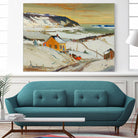 Baies St Paul I by Louis Tremblay on GIANT ART - blue landscape