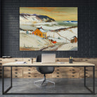 Baies St Paul I by Louis Tremblay on GIANT ART - blue landscape