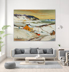 Baies St Paul I by Louis Tremblay on GIANT ART - blue landscape