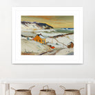 Baies St Paul I by Louis Tremblay on GIANT ART - blue landscape artistes du québec