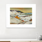 Baies St Paul I by Louis Tremblay on GIANT ART - blue landscape artistes du québec