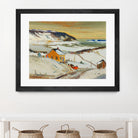 Baies St Paul I by Louis Tremblay on GIANT ART - blue landscape artistes du québec