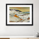 Baies St Paul I by Louis Tremblay on GIANT ART - blue landscape artistes du québec