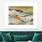 Baies St Paul I by Louis Tremblay on GIANT ART - blue landscape artistes du québec