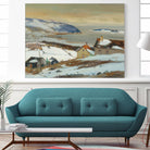 Baies St Paul II by Louis Tremblay on GIANT ART - beige landscape