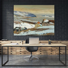 Baies St Paul II by Louis Tremblay on GIANT ART - beige landscape