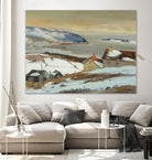 Baies St Paul II by Louis Tremblay on GIANT ART - beige landscape
