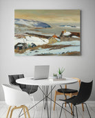 Baies St Paul II by Louis Tremblay on GIANT ART - beige landscape artistes du québec