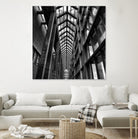 Rban Line V by Jean-François Dupuis on GIANT ART - black city scene