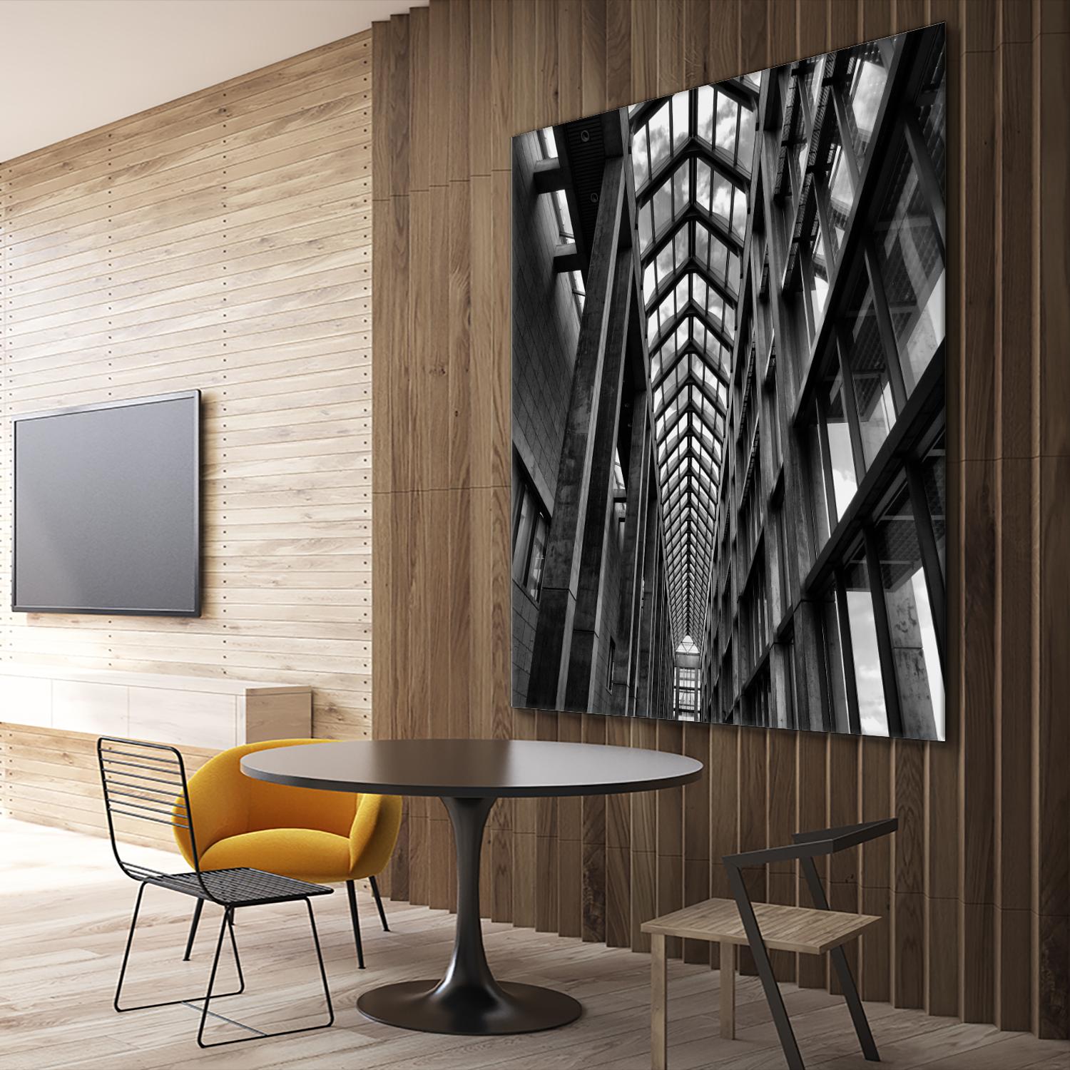 Rban Line V by Jean-François Dupuis on GIANT ART - black city scene