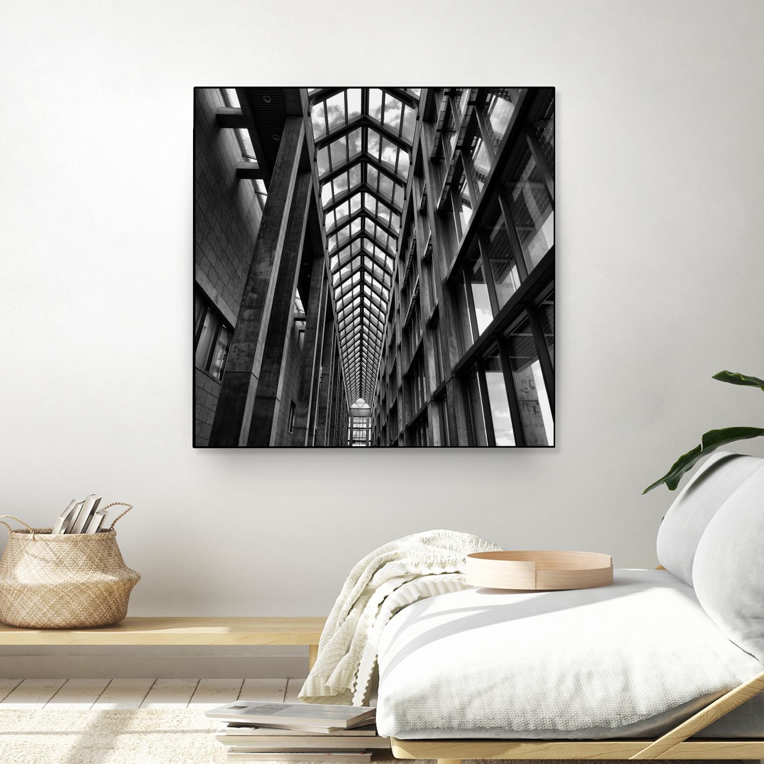 Rban Line V by Jean-François Dupuis on GIANT ART - black city scene