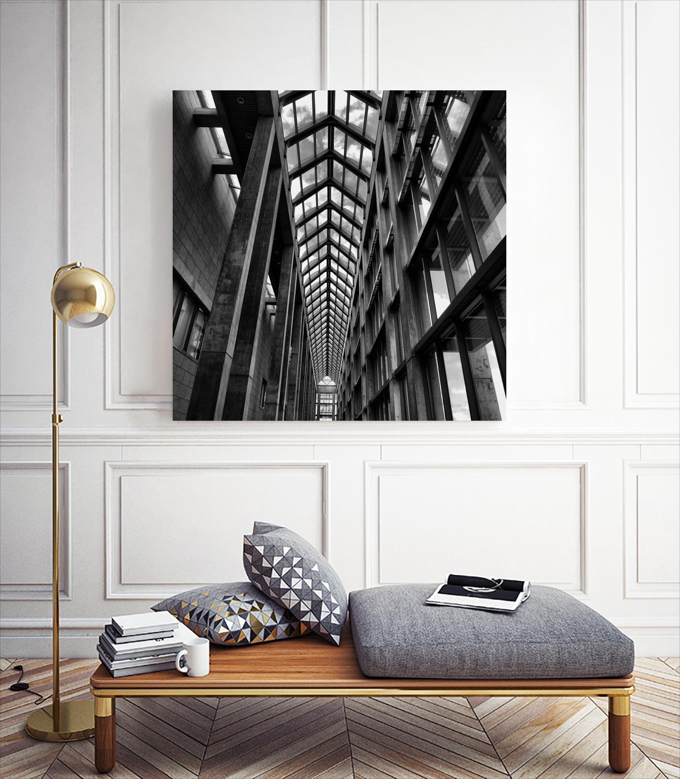 Rban Line V by Jean-François Dupuis on GIANT ART - black city scene canadian artists