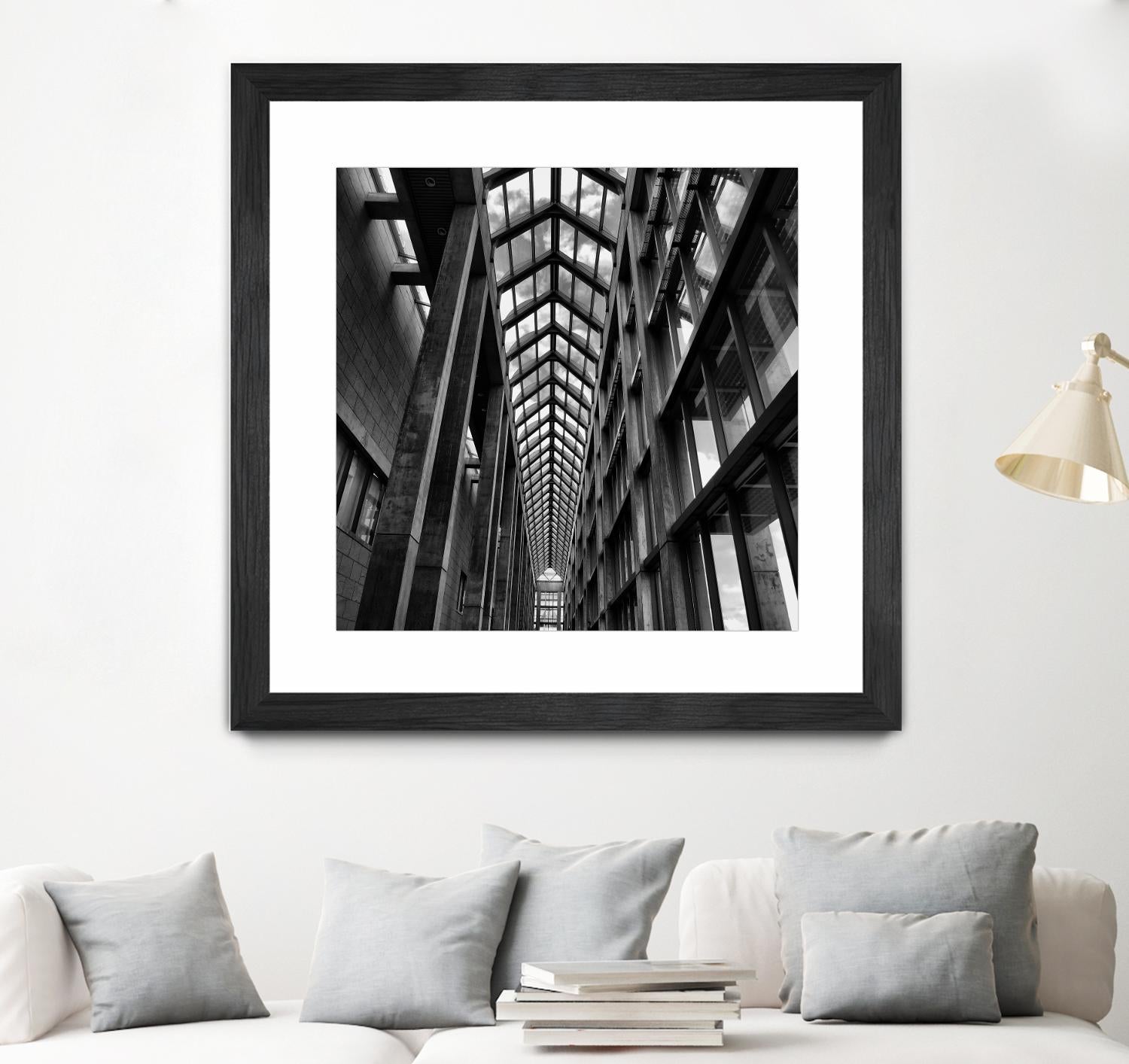 Rban Line V by Jean-François Dupuis on GIANT ART - black city scene