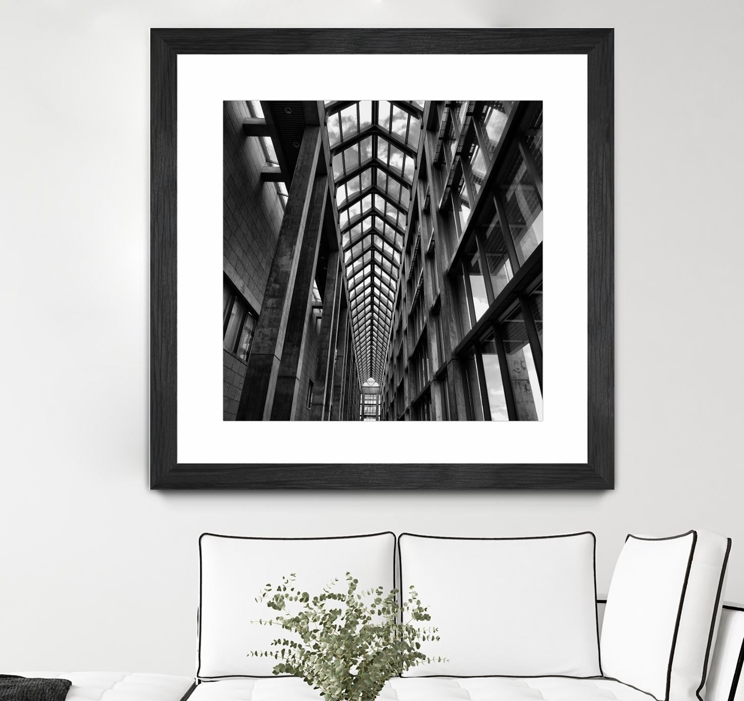 Rban Line V by Jean-François Dupuis on GIANT ART - black city scene