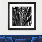 Rban Line V by Jean-François Dupuis on GIANT ART - black city scene