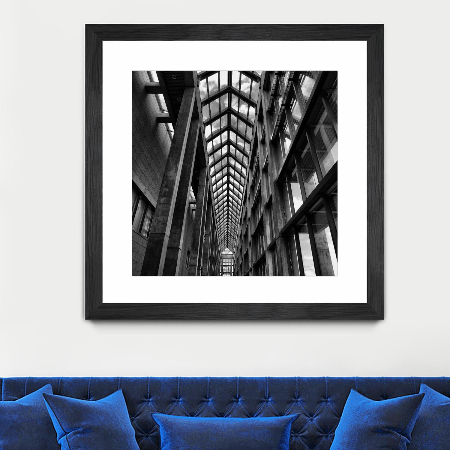 Rban Line V by Jean-François Dupuis on GIANT ART - black city scene