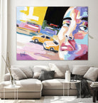 Go City I by Marc Archambault on GIANT ART - beige men and women