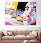 Go City I by Marc Archambault on GIANT ART - beige men and women