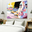 Go City I by Marc Archambault on GIANT ART - beige men and women