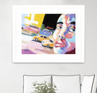 Go City I by Marc Archambault on GIANT ART - beige men and women