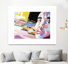 Go City I by Marc Archambault on GIANT ART - beige men and women