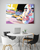 Go City I by Marc Archambault on GIANT ART - beige men and women