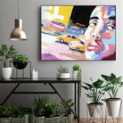 Go City I by Marc Archambault on GIANT ART - beige men and women