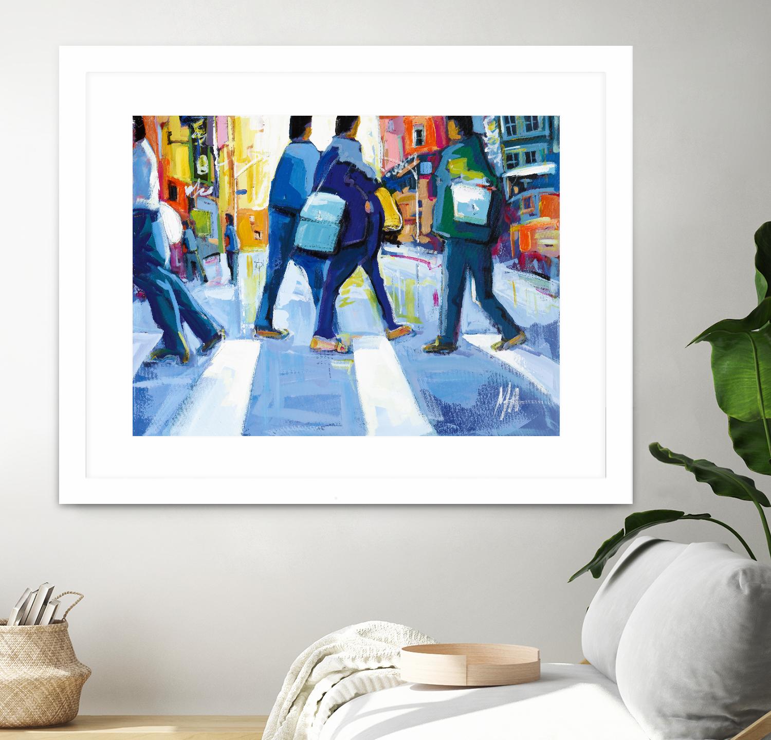 Go City III by Marc Archambault on GIANT ART - green city scene