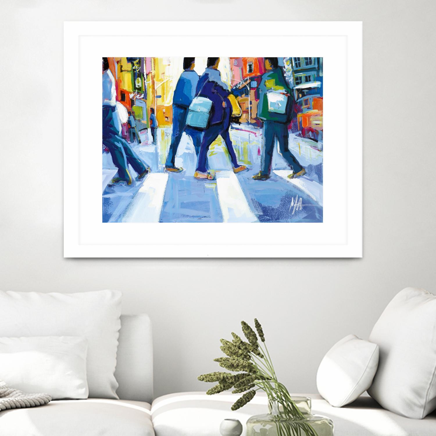 Go City III by Marc Archambault on GIANT ART - green city scene