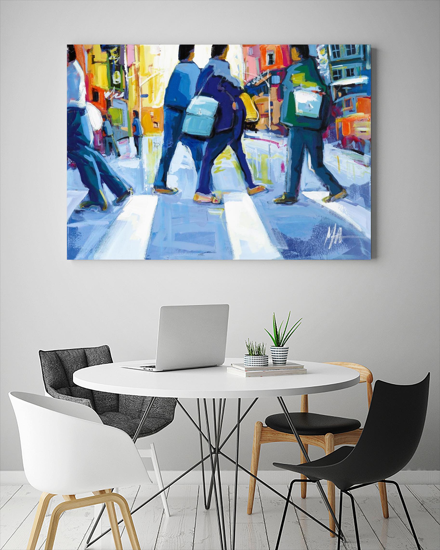 Go City III by Marc Archambault on GIANT ART - green city scene