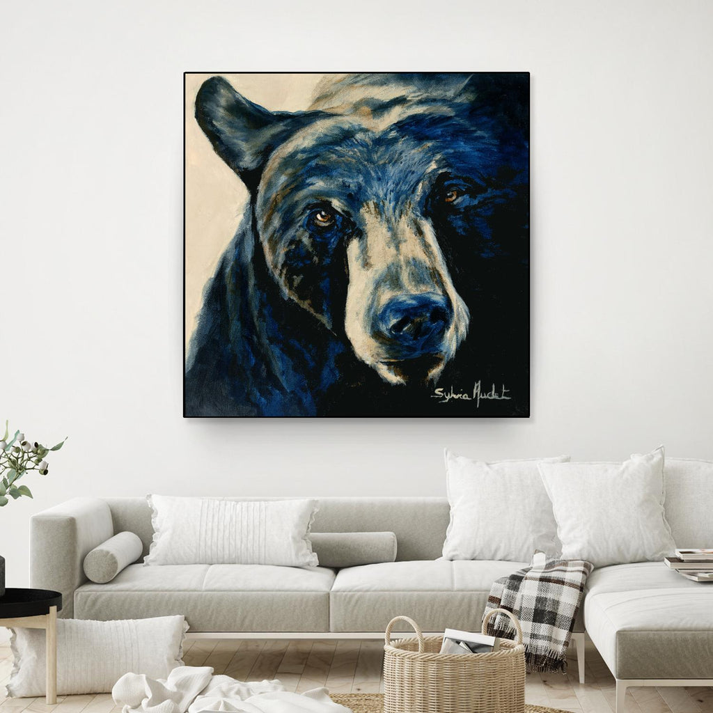 Ours brun de Sylvia Audet sur GIANT ART - animaux blancs