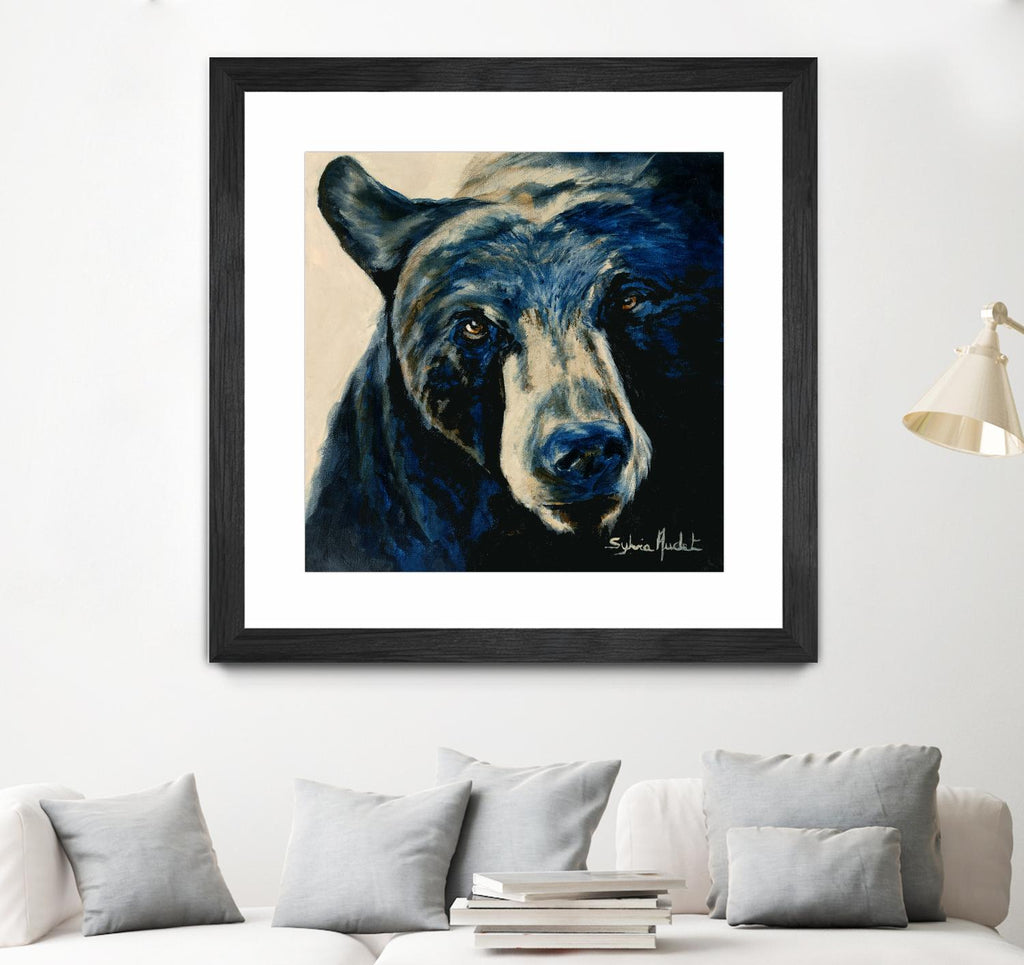 Ours brun by Sylvia Audet on GIANT ART - white animals