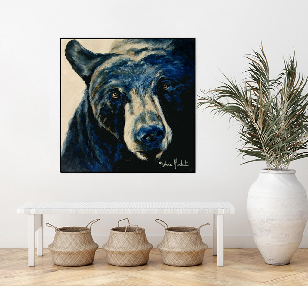 Ours brun de Sylvia Audet sur GIANT ART - animaux blancs