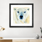 Ours polaire by Sylvia Audet on GIANT ART - yellow animals