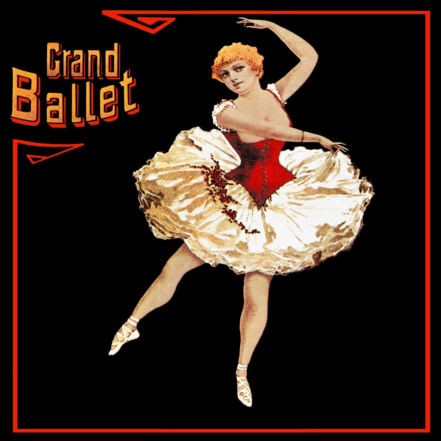 Grand Ballet by Archive on GIANT ART - red vintage