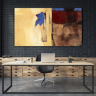 Le cœur est un oiseau by Diane Lambin on GIANT ART - blue abstract