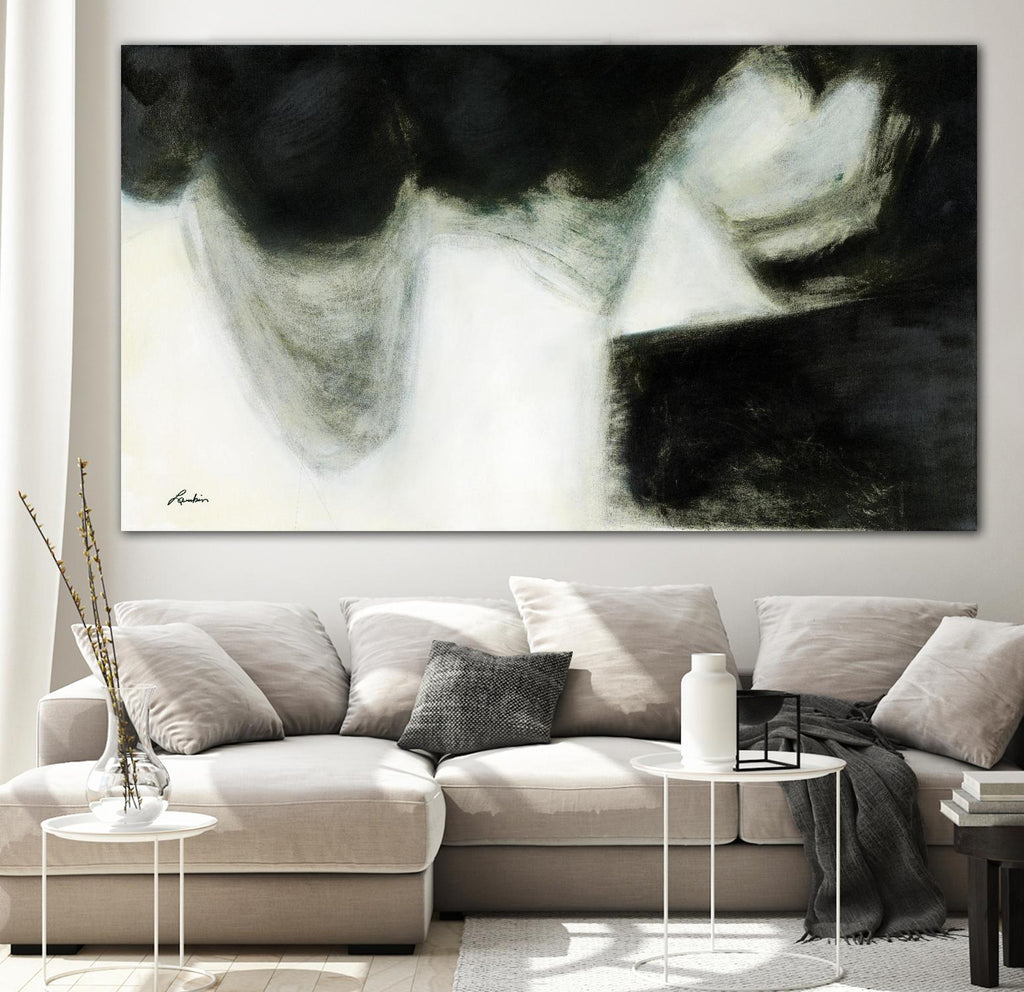 Nigri de Diane Lambin sur GIANT ART - abstrait blanc