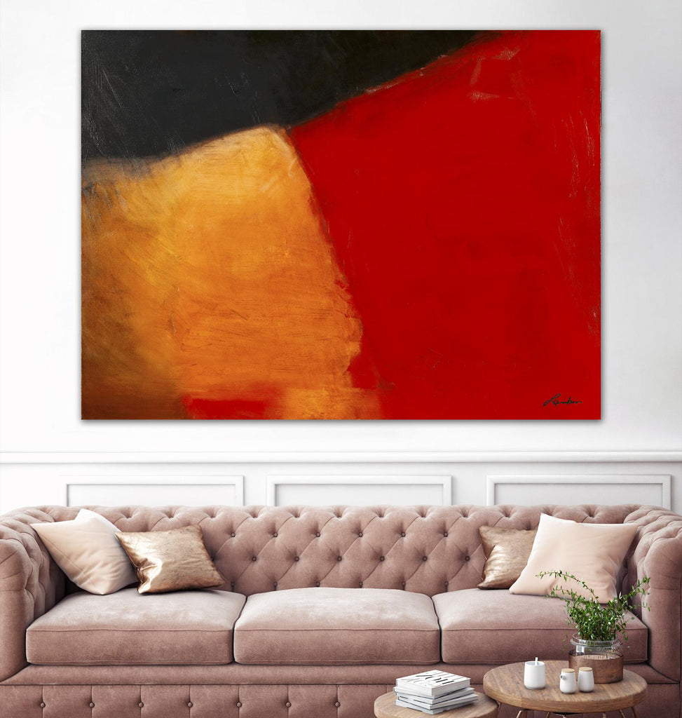 Le rouge et le noir by Diane Lambin on GIANT ART - black abstract