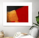 Le rouge et le noir by Diane Lambin on GIANT ART - red abstract quebec artists